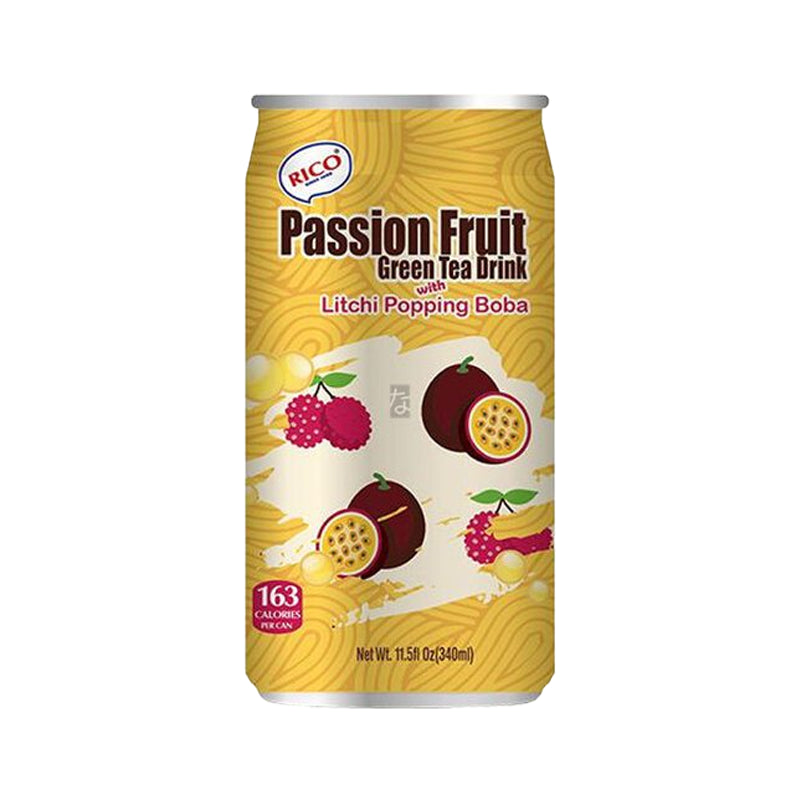 RICO Passion Fruit Green Tea Drink with Pfand 340ml