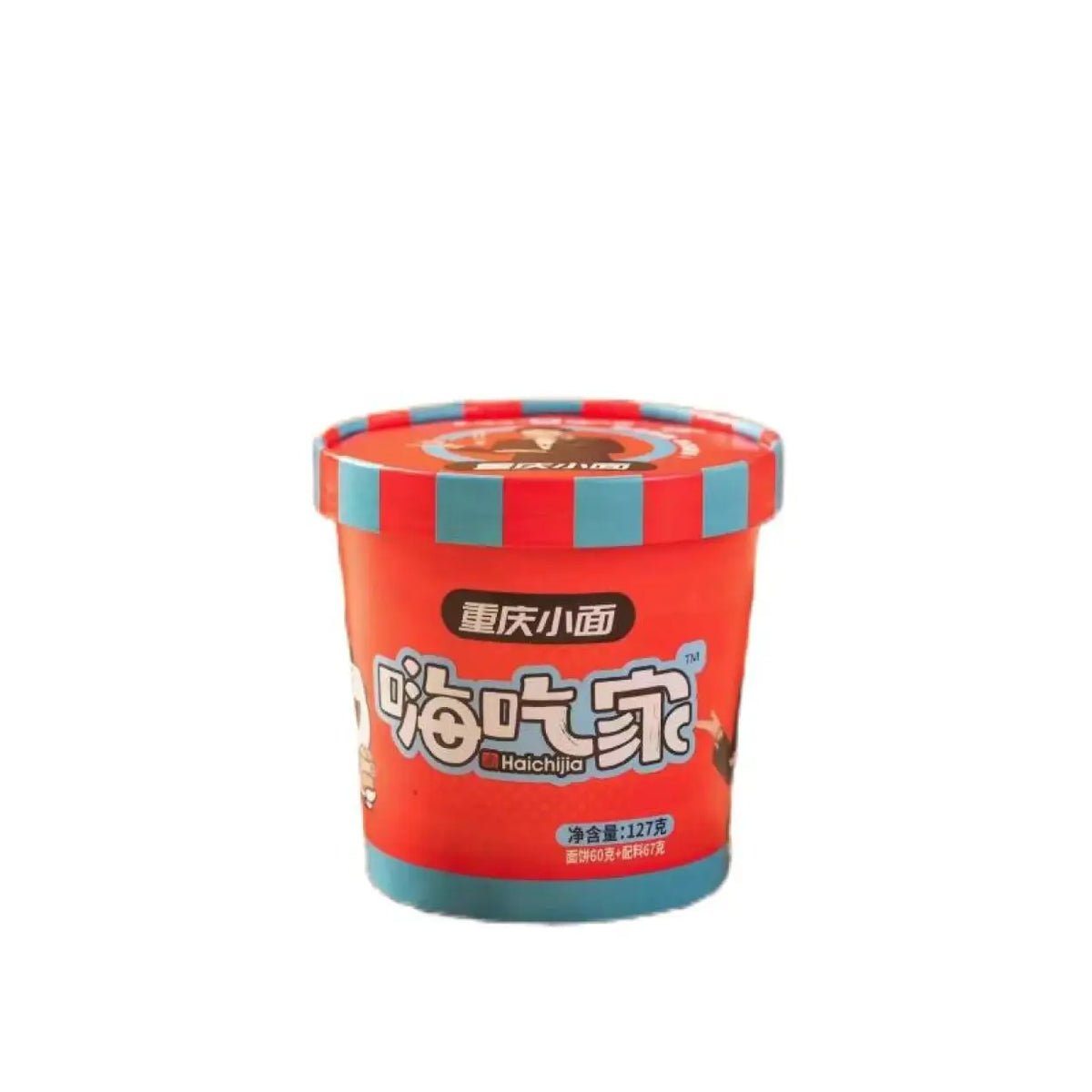 HCJ Standard Chongqing Noodles (Halal) Bucket 127G Chongqing Noodles (Halal) 127 g