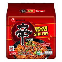 Nongshim Instant Nudel Shin Stir-fry Ramyun 5x130g