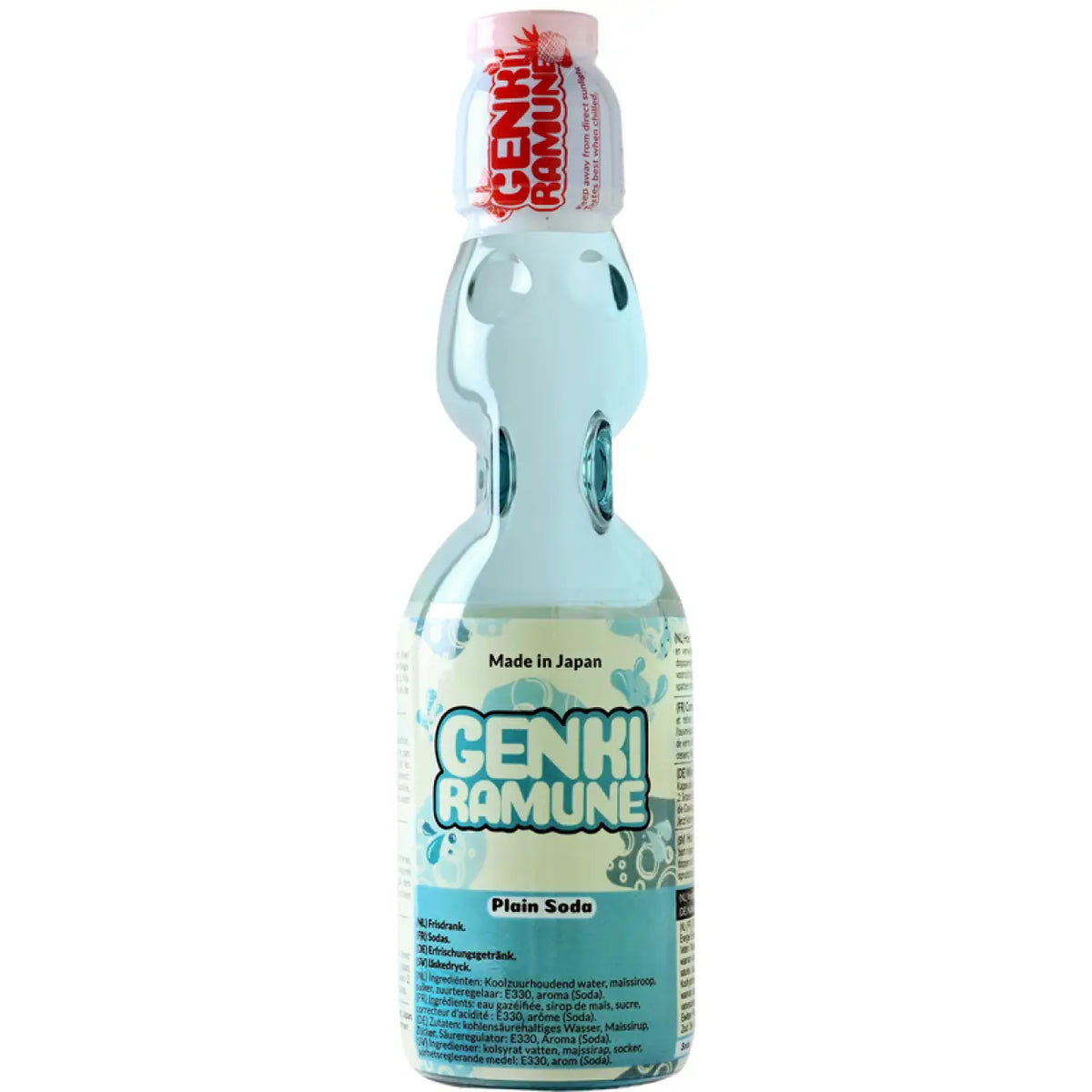 GENKI RAMUNE Plain Soda Drink 200ml