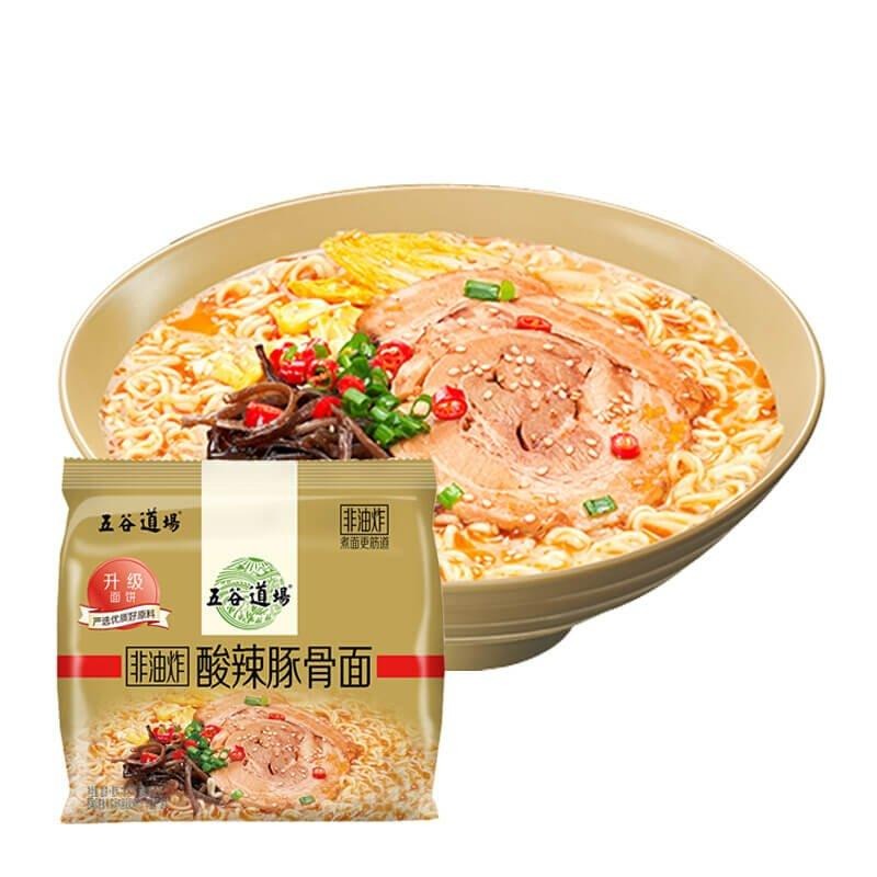 (2*5 Pack) WuGuDaoChang Instant Nudeln Saure und würzige Schweineknochen Geschmack 590 g*2