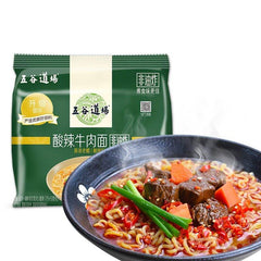 (2*5 Pack) WuGuDaoChang Instant Nudeln Scharf-saure Rindfleisch Geschmack 535g*2