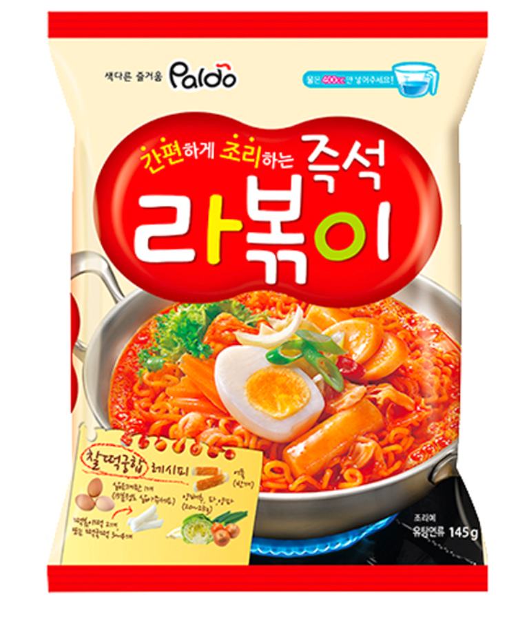 Paldo Rabbokki Ramen Multi pack 4×145 g