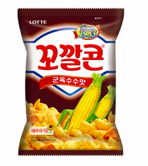 Lotte Popping Corn Chips Grilled Corn 72g