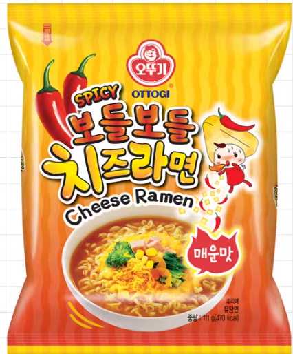 MHD:07.03.2025 OTTOGI Instant Nudeln Käse Ramen 111g