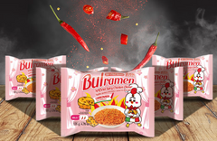 Raon Bulramen Spicy Chicken Flavor Ramyeon Carbonara 5er-Pack