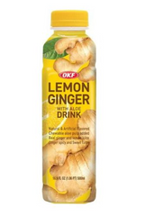 OKF Zitronen-Ingwer-Getränk mit Aloe Vera 500 ml