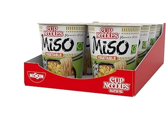 Nissin Cup-Nudeln Teriyaki-Huhn, 8x67g