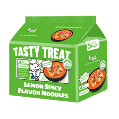 5er-Pack BaiXiang Instant Noodles, würziger Zitronengeschmack 88 g x 5