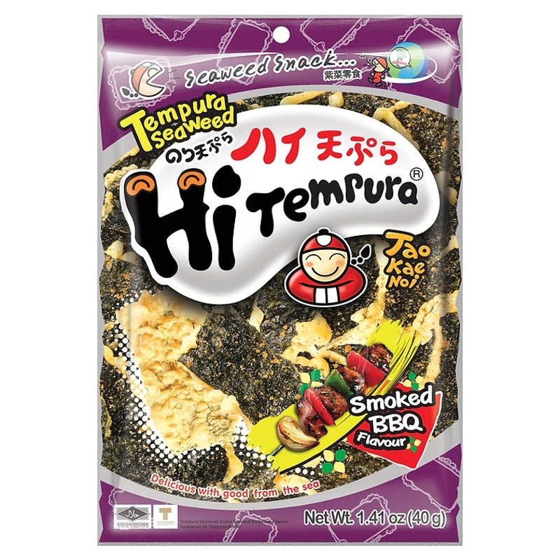 TAOKAENOI Tempura Nori Geräucherter BBQ-Geschmack 40g