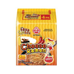 OTTOGI Pfannenkäse-Ramen - scharf [Bündel] 4 x 130g