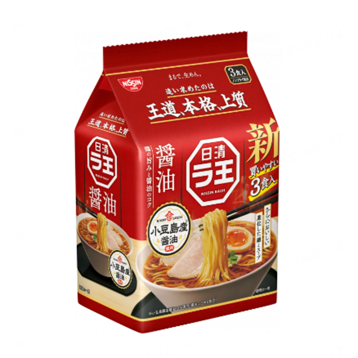 Nissin RAOH Sojasauce 3 Portionen Packung 303g