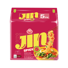 OTTOGI Jin Ramen - Scharf Instant Nudelsuppe - Scharf  120gx5