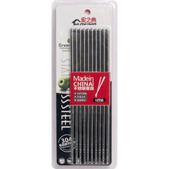 304 stainless steel chopsticks household anti-slip moisture and mildew resistant high temperature one person one chopsticks alloy set iron quick chopsticks Chopsticks set 2