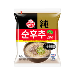 OTTOGI Sunhuchu Sagol Gomtang Instant Nudelsuppe mit Rinderknochenbrühe und Schwarzer Pfeffer  110g