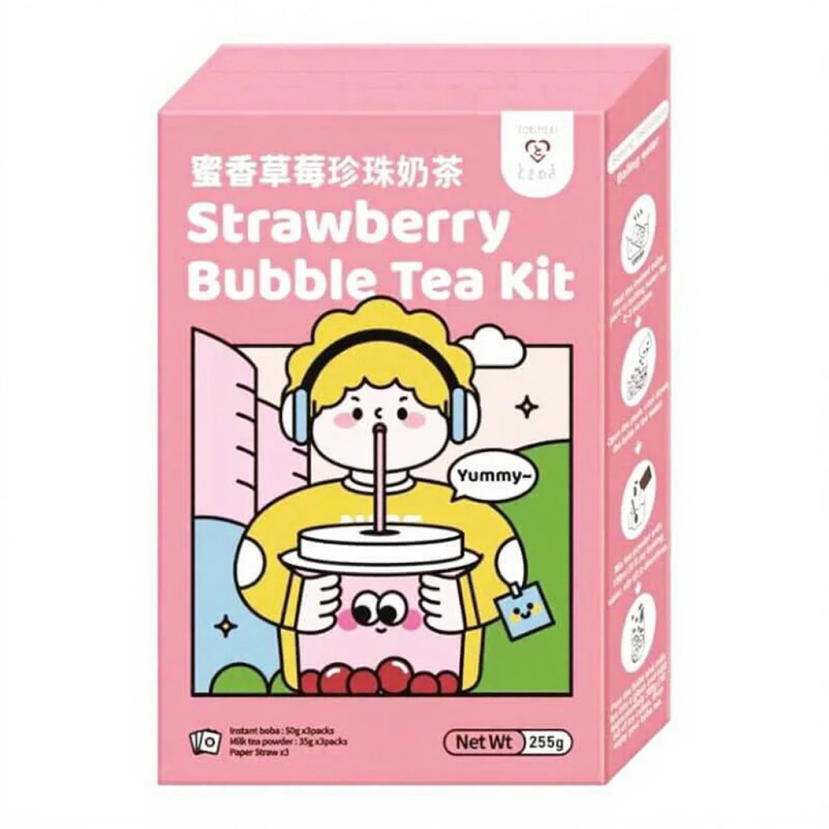 Tokimeki Bubble Tea Set Erdbeere 255g