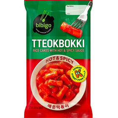 MHD:20.12.2024 Bibigo Tteokbokki Pouch Hot & Spicy Rice Cake 360g