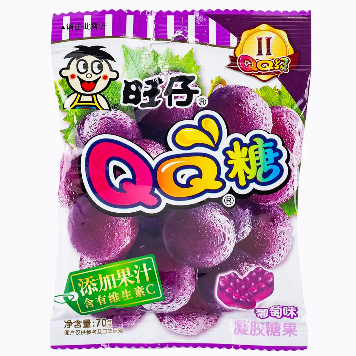 Want Want QQ Gummy (Grape Flavour) 70g
