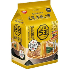 Nissin Raoh Ramen Tonkotsu Sojasaucengeschmack 100 g*3p/Paket