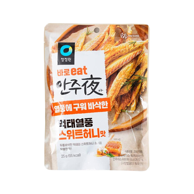 CJO Anjuya Gegrillter Pollack-Snack – Süßer Honiggeschmack  25g