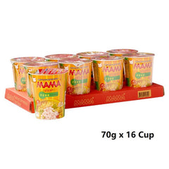 MAMA Instant Nudeln Schweinefleisch Cup 16 X 70g