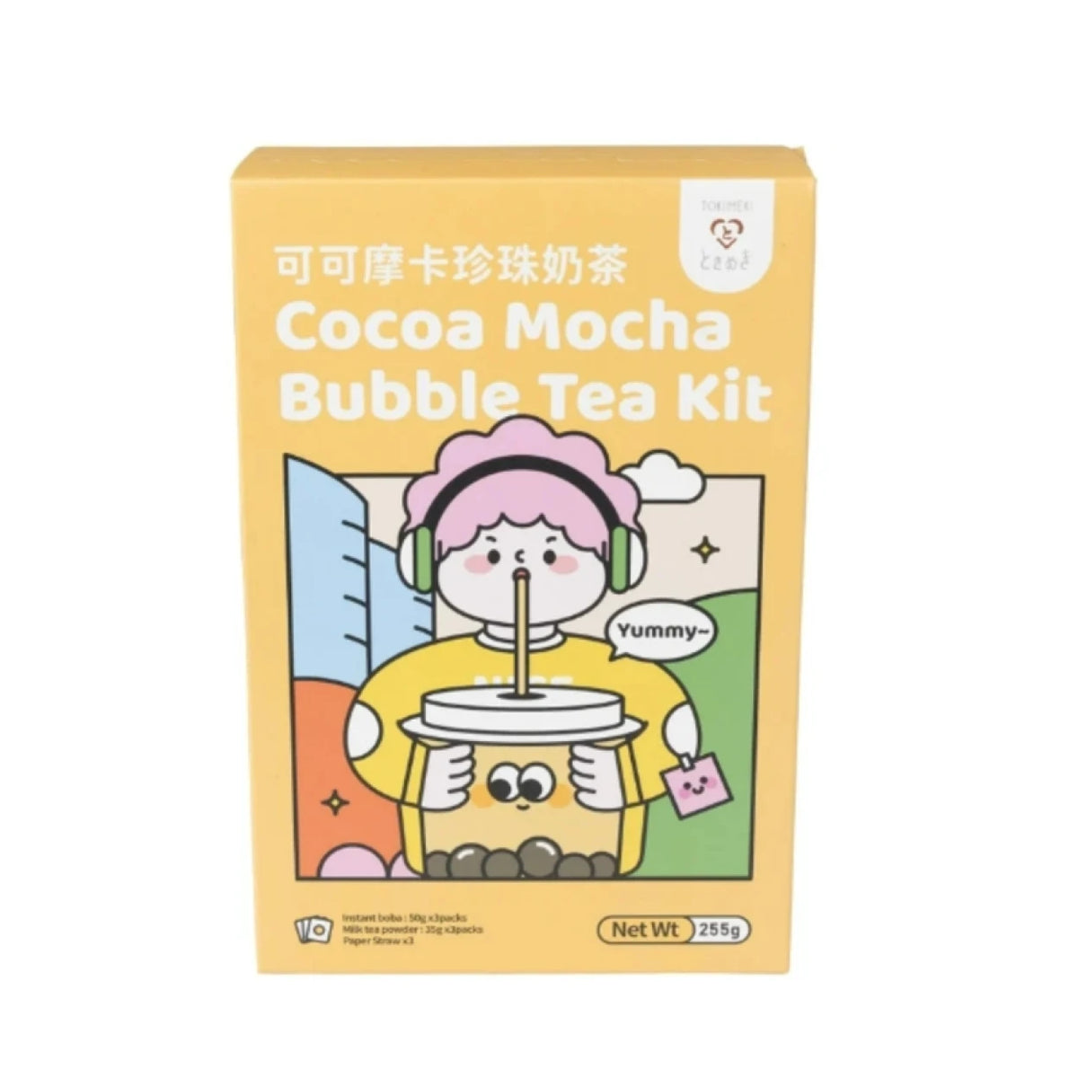 Tokimeki Bubble Tea Kit Kakao Mokka 255g