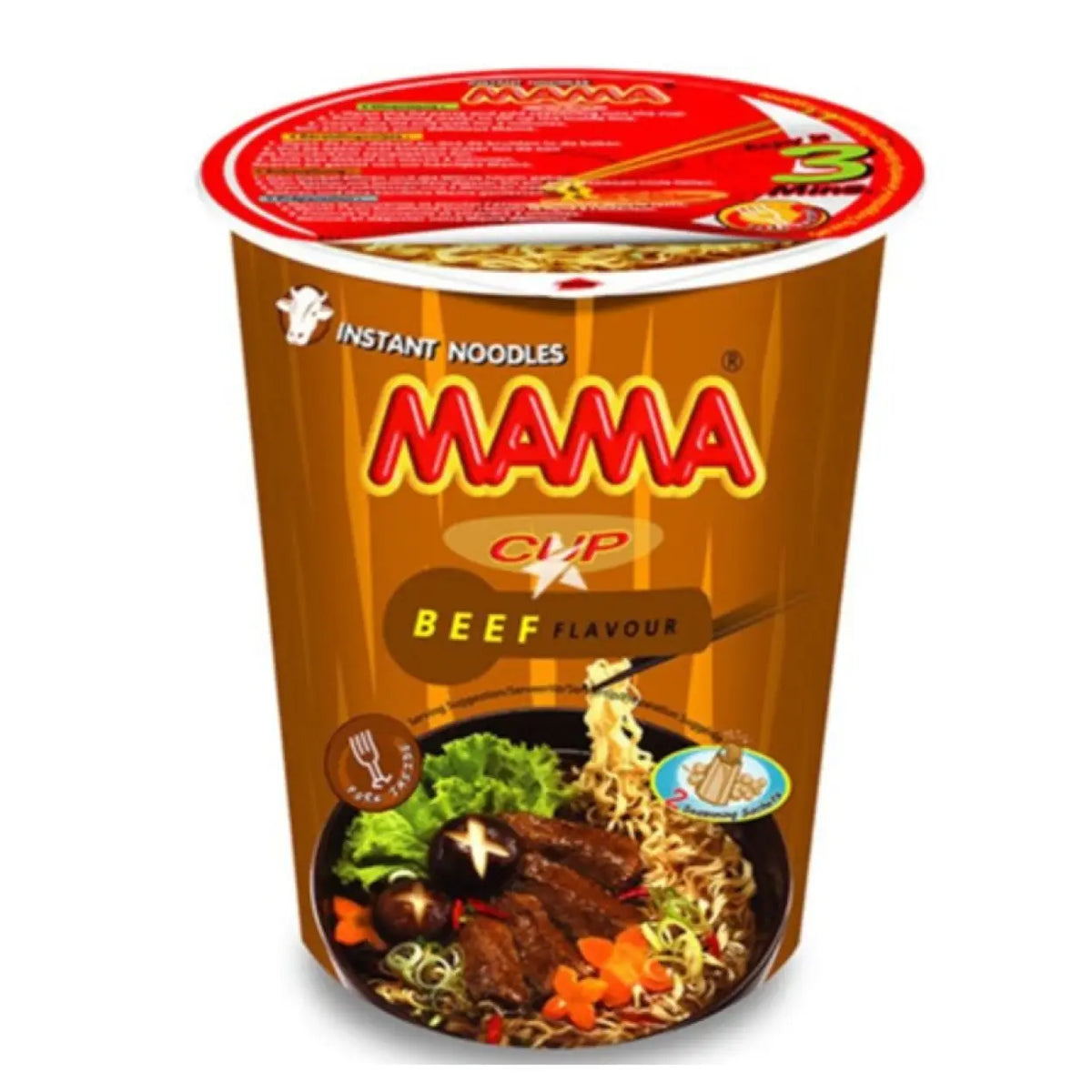 MAMA Instant Nudeln Rindfleisch Cup 70g