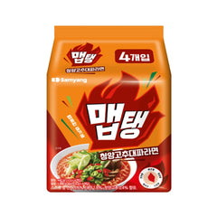 SAMYANG Maptang Cheongyang-Chili-Frühlingszwiebel Ramen [Bündel]  4 x 110g