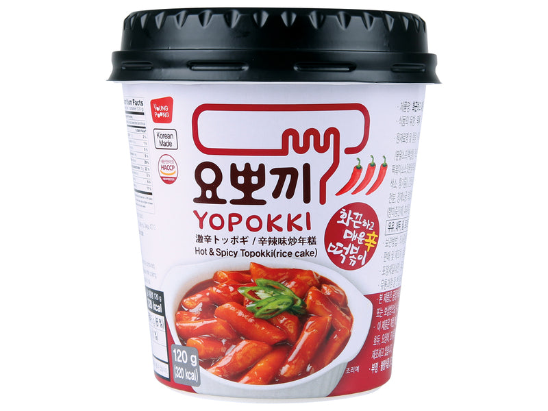 Young Poong Yopokki Reiskuchen Scharf 120g