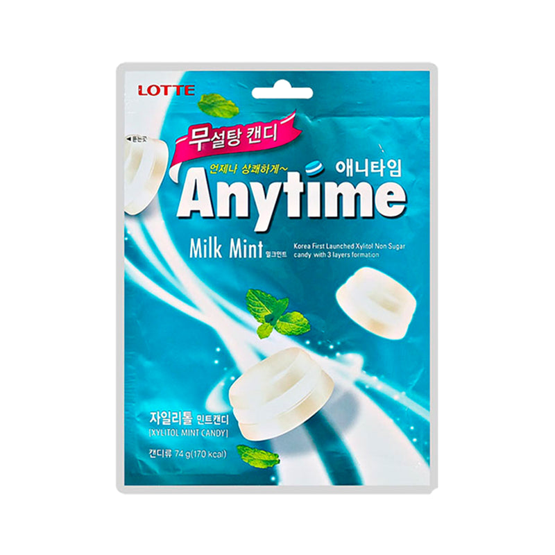 LOTTE Xylitol Anytime - Milk Mint  60g