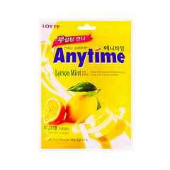 LOTTE Xylitol Anytime - Zitrone Minze 69g