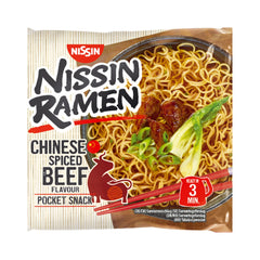 Nissin Ramen, Suppe mit Instantnudeln, chinesisch gewürzter Rindfleischgeschmack 66,8g
