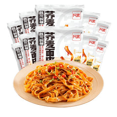 5er-Pack Baijia Akuan Insant Schnellkochbuchweizennudeln, scharf sauer 105 g x 5