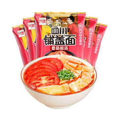 5er-Pack Baijia Akuan Inst. Breitnudelsuppe, Tomaten 125 g x 5