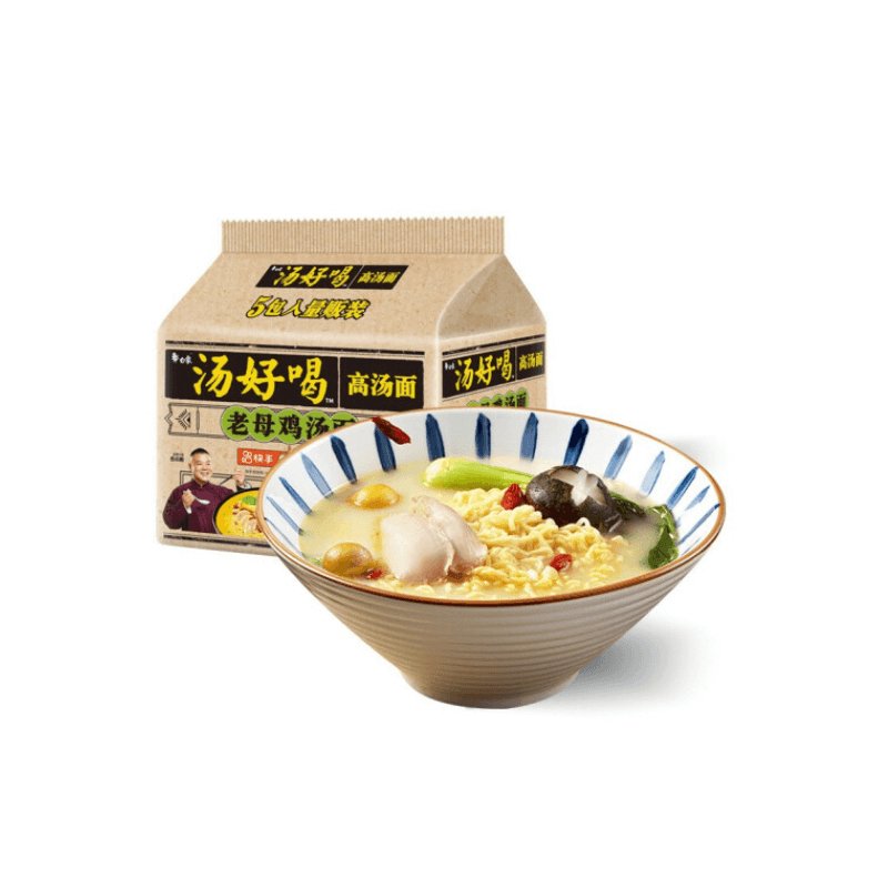 5er-Pack BaiXiang Instant Nudel Künstliche Hühnersuppe Geschmack 555 g 111 g x 5