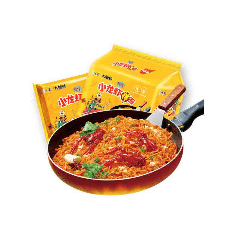 5er-Pack BaiXiang Instant-Nudel künstlicher Langustengeschmack 565 g 113 g x 5
