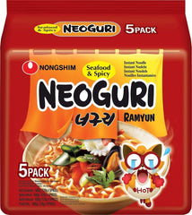 MHD:26.06.2025  Nongshim Instant Nudeln Neoguri scharf Multipack 120 g x 5