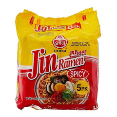 5er-pack Ottogi Jin Ramen Spicy 5er Pack 600 g