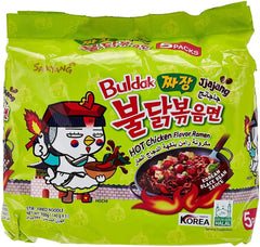 5er-Pack Ramen spicy Jjajang Samyang pack 5 x 140 g Instantnudeln