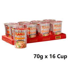 MAMA Instant Nudeln Shrimps Cup 16 x 70g