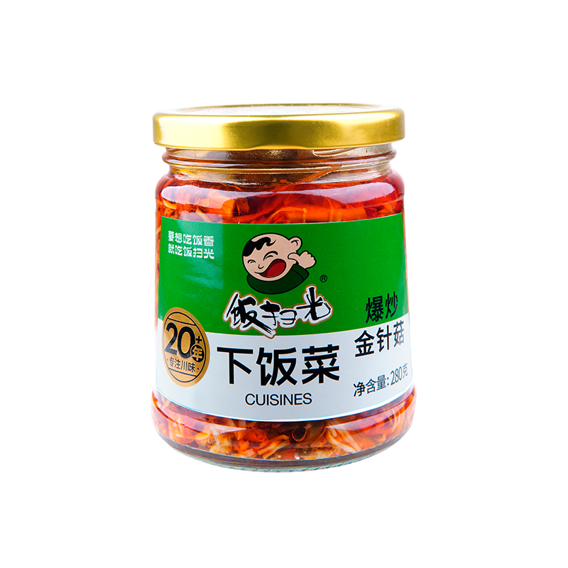 FanSaoGuang Eingelegte Enoki-Pilze scharf 280g