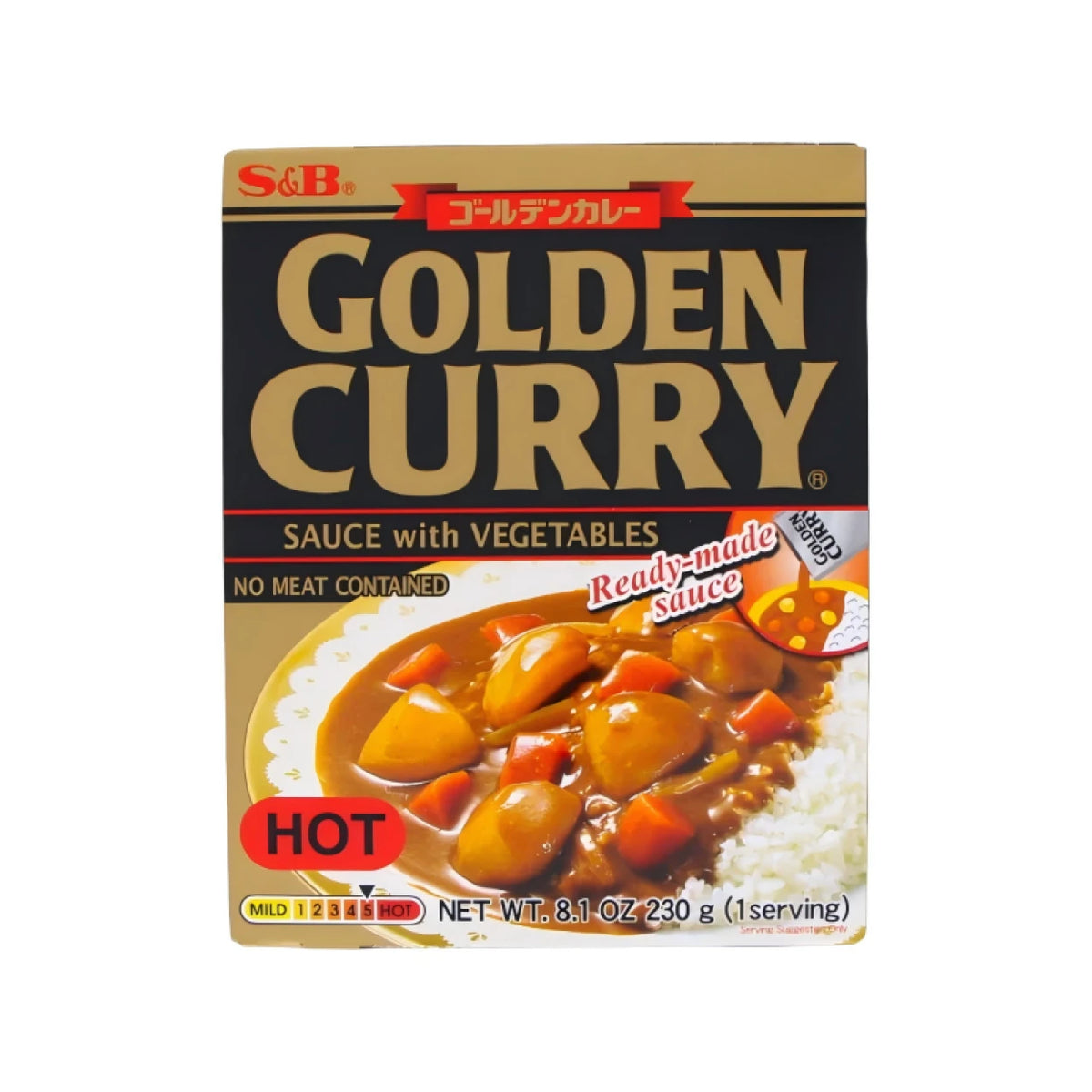 S&B Goldene Gemüse-Currysauce (scharf) 230g