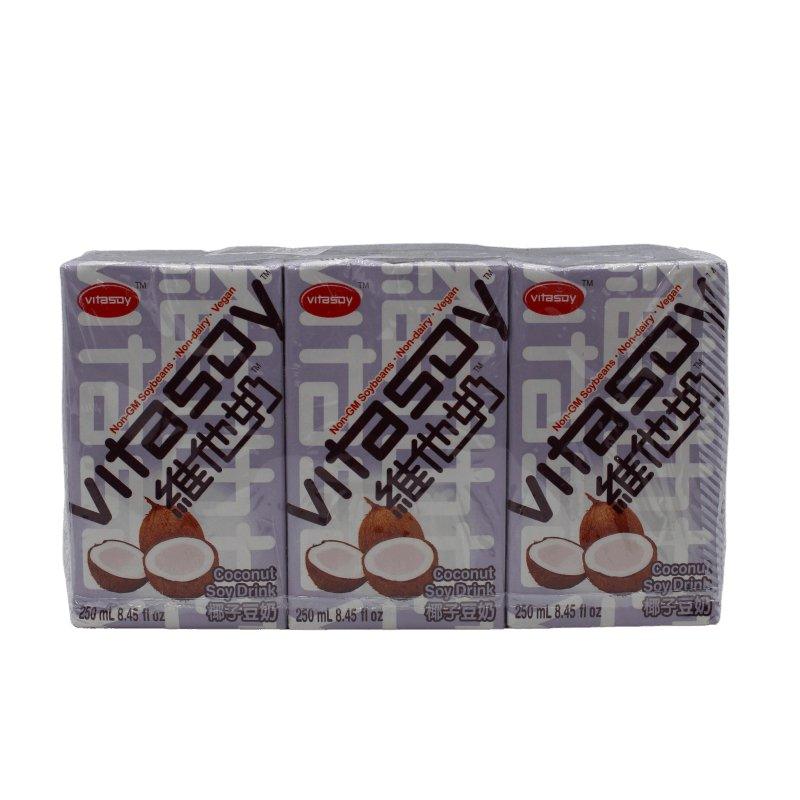 6er-Pack Vitasoy Kokosnuss-Soja-Getränk 250 ml x 6
