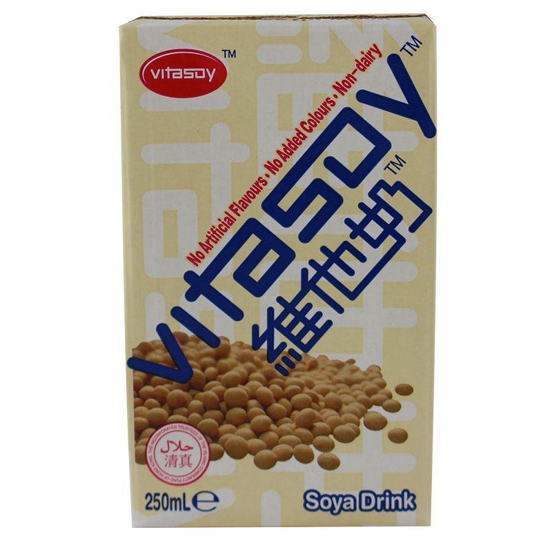6er-Pack Vitasoy Soja Getränk, original 250 ml x 6