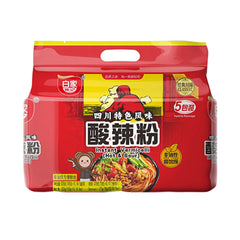 5er-Pack Baijia Instant FandenNudeln scharf-sauer 525 g 105 g x 5