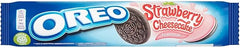 MHD:30.06.2024 Oreo Sandwich-Kekse mit Erdbeer-Käsekuchen-Geschmack, 154 g