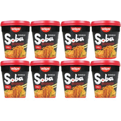 Nissin Instant Soba Nudeln Cup Chili 8 x 92g