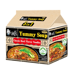 Baixiang Leckere Suppe, klassische Rindernudelsuppe 97g*5