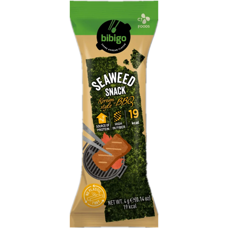 BIBIGO Seealgen Snack Koreanischer Stil BBQ 4 g