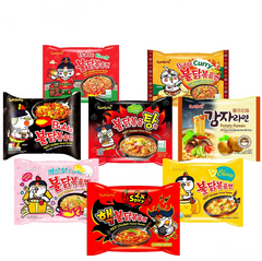SAMYANG Buldak Hot Chicken Flavor Ramen Nodeln - Mix Box - Halal - Mixed Varieties